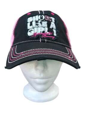 Springfield Armory Shoot Like A Girl Distressed Women's Baseball Cap